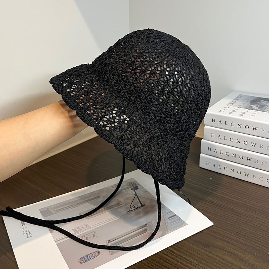 Knit Hat Sun Plain