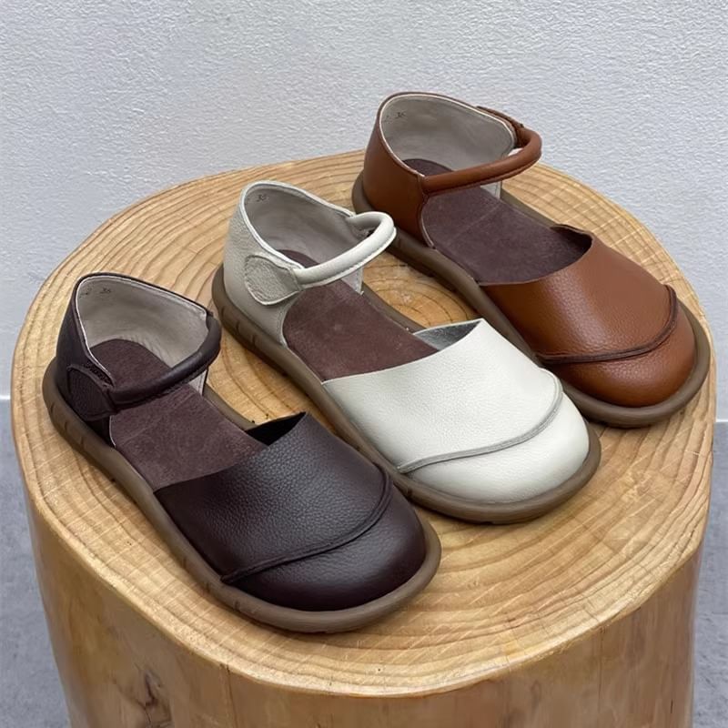 D'Orsay Platform Shoes Leather Faux