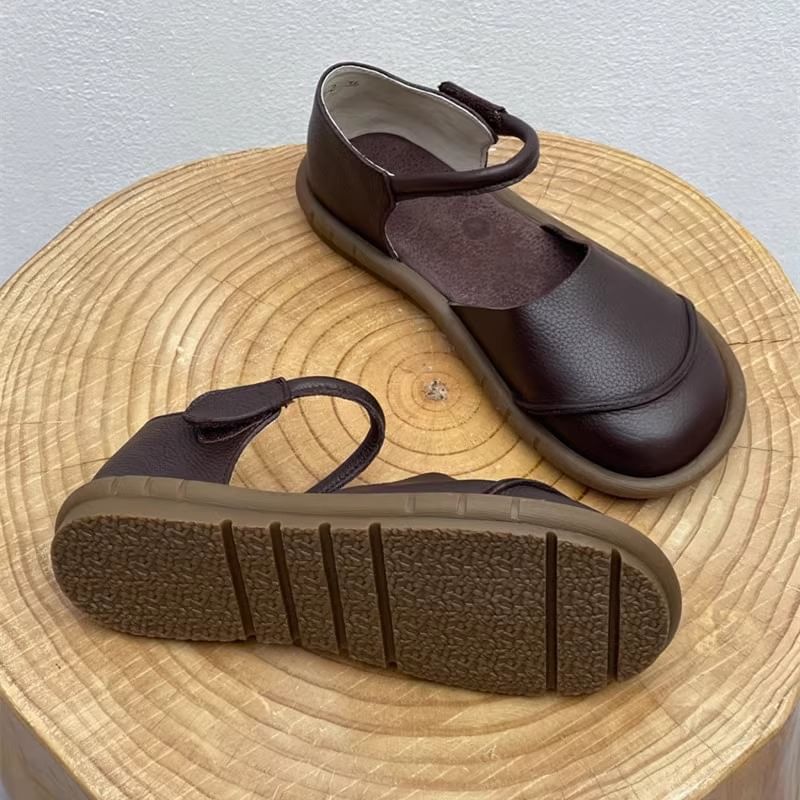 D'Orsay Platform Shoes Leather Faux