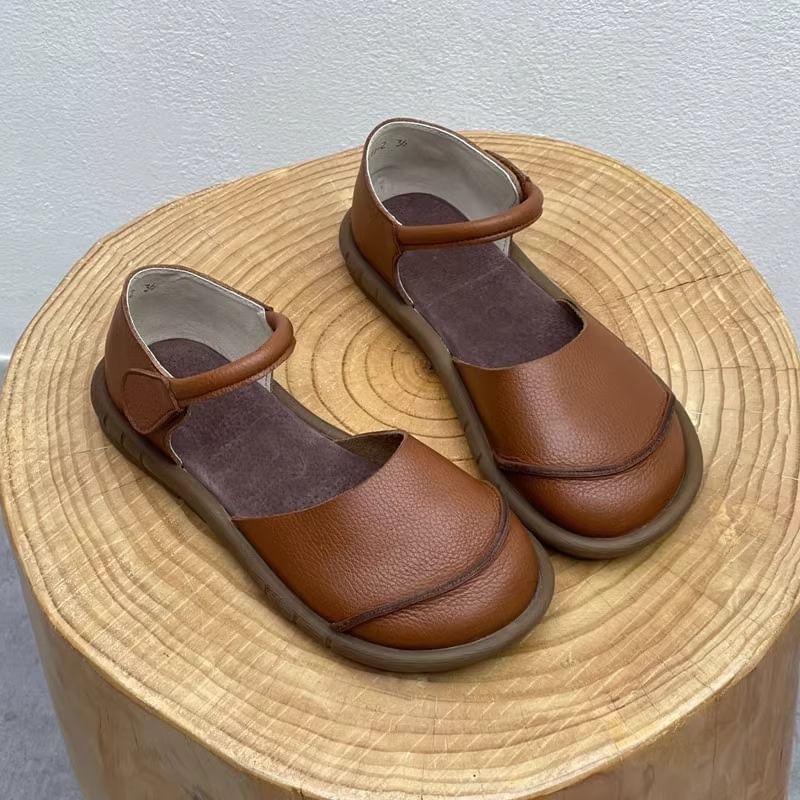 D'Orsay Platform Shoes Leather Faux