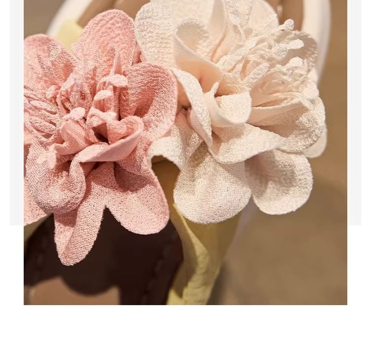 Platform Sandals Floral Slide