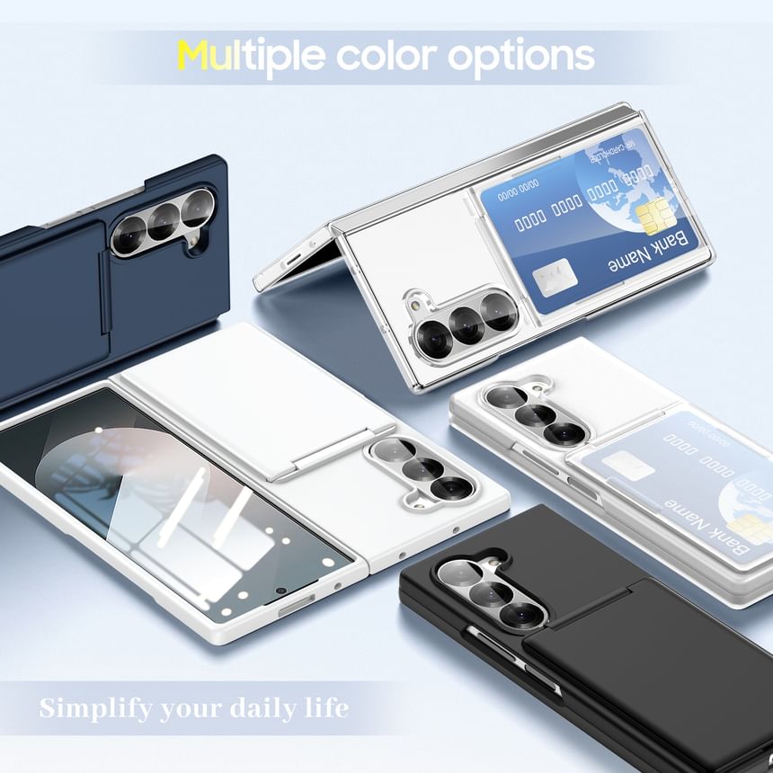 Card Holder Phone with Case Plain