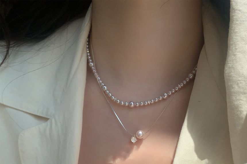 Faux Pearl Necklace