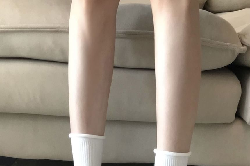 Loafers Faux Heel Chunky Leather