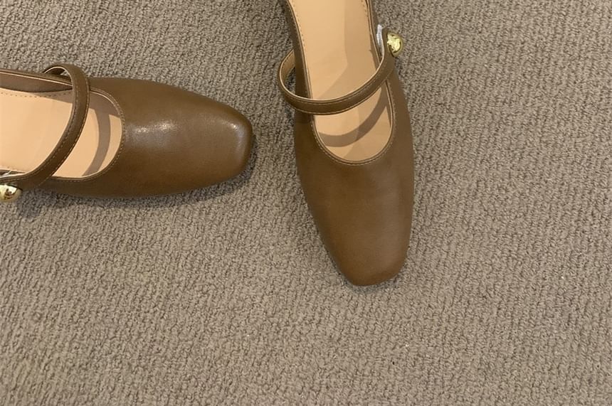 Jane Mules Mary Faux Leather