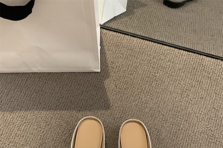 Jane Mules Mary Faux Leather