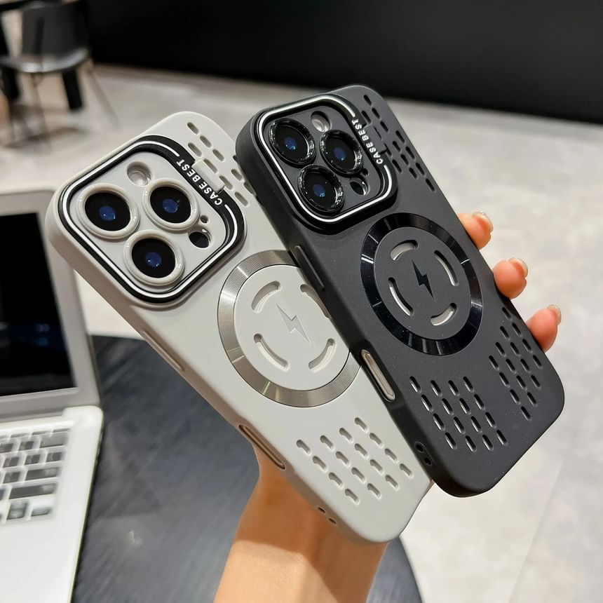 Case Perforated MagSafe) (Compatible Magnetic iPhone with