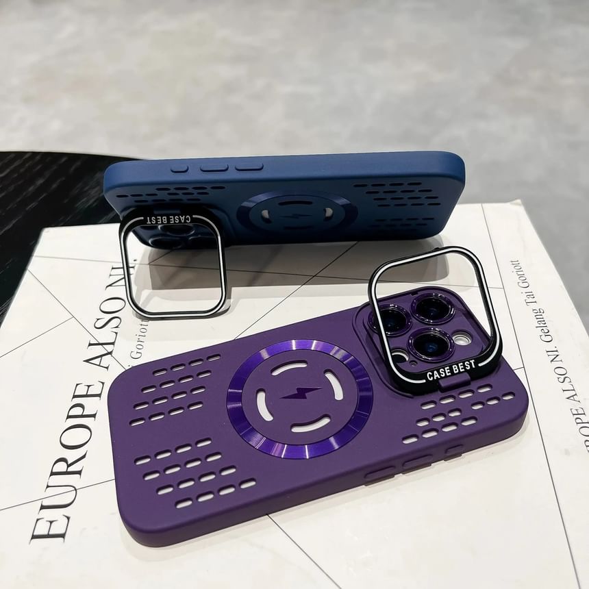 Case Perforated MagSafe) (Compatible Magnetic iPhone with