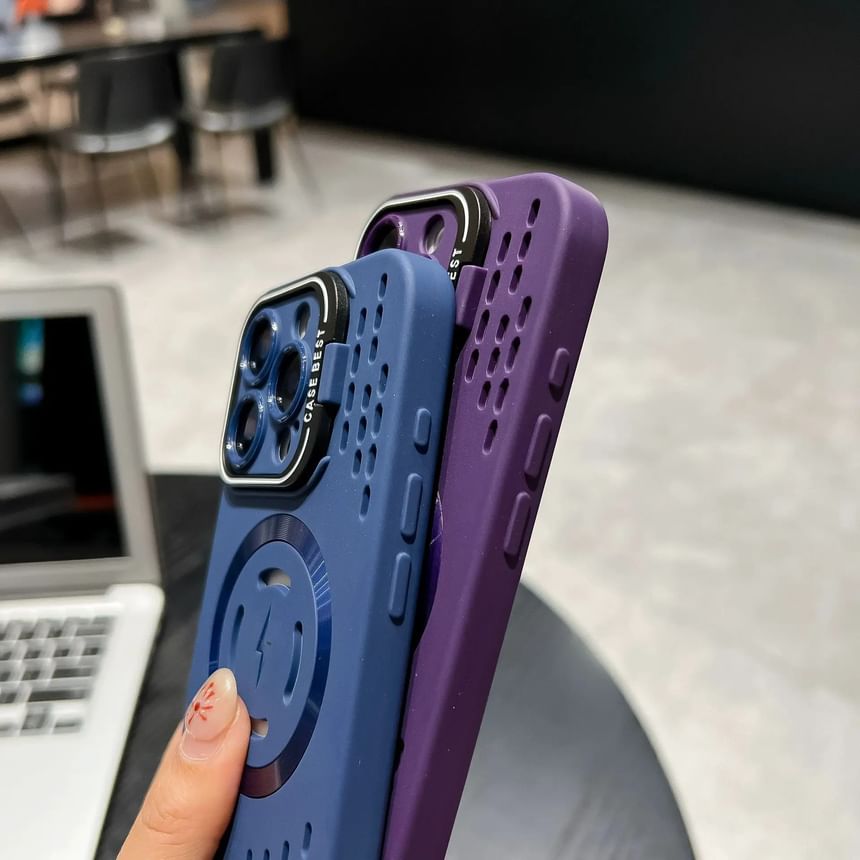 Case Perforated MagSafe) (Compatible Magnetic iPhone with