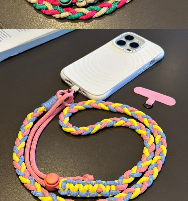 Phone Lanyard Strap Braided Pad with