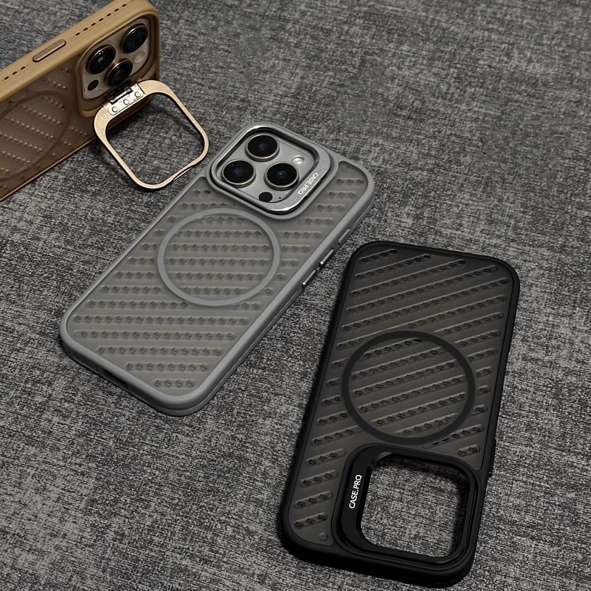 Case (Compatible MagSafe) iPhone with Magnetic Perforated