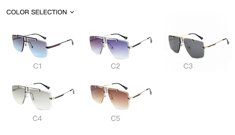Frame Ombre Sunglasses Square