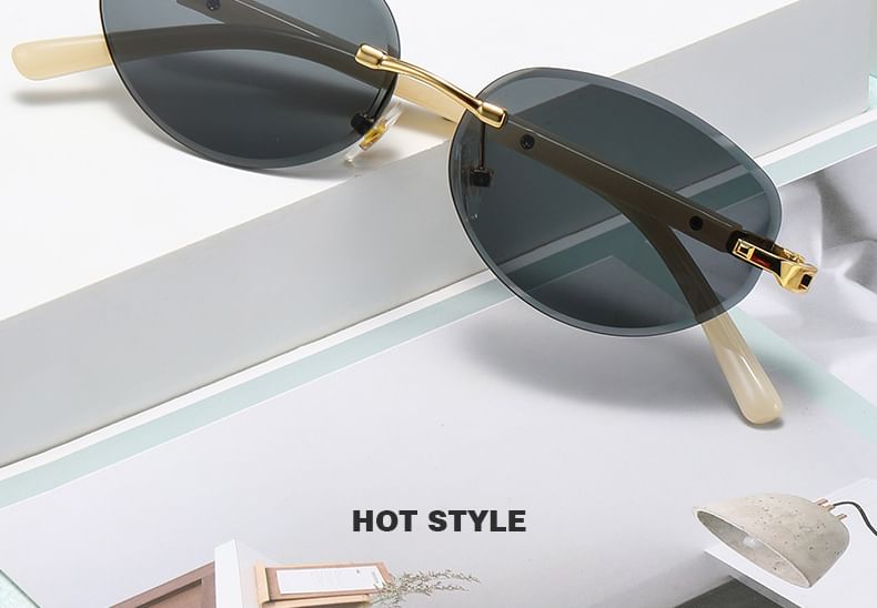 Retro Sunglasses Rimless
