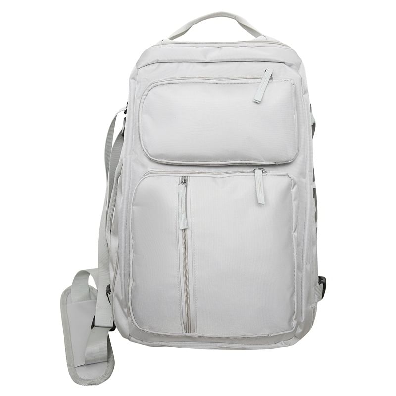 Lettering Backpack Zip