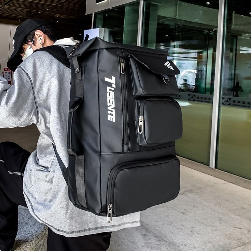 Zip Backpack Lettering