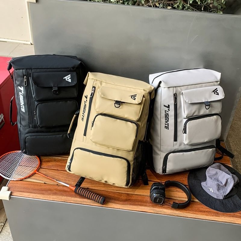 Zip Backpack Lettering