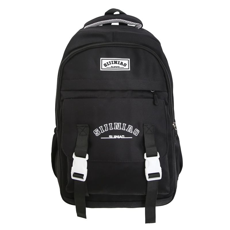 Zip Lettering Backpack