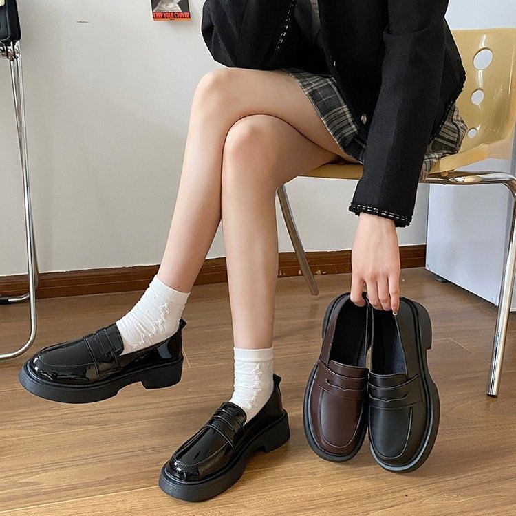 Penny Loafers Platform