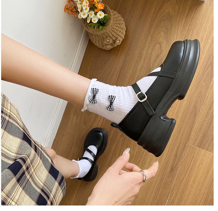 Platform Shoes Mary Jane