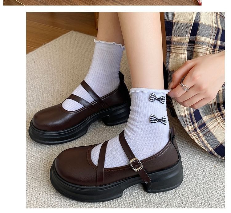 Platform Shoes Mary Jane