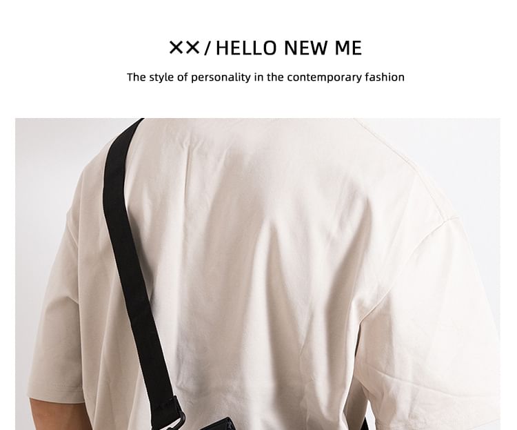 Canvas Plain Shoulder Bag in 5 Colors