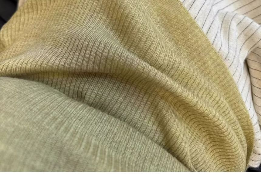 Plain Top Tank Neck Scoop Knit