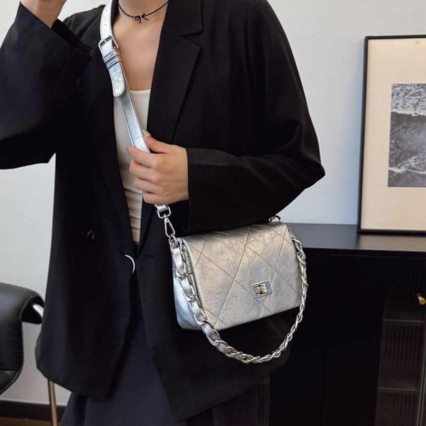 Quilted Crossbody Shoulder Bag