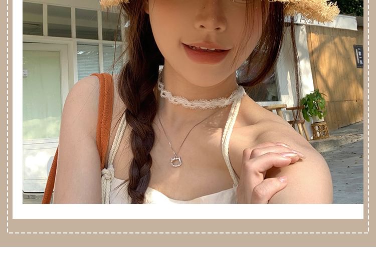 Hat Straw Fringed Sun Bow