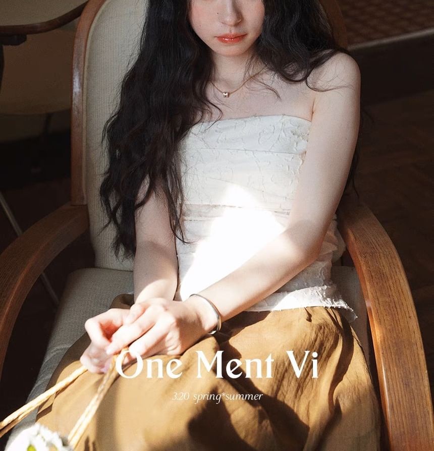 Sleeveless Floral Tube Print Top