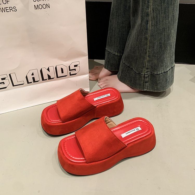 Platform Sandals Slide