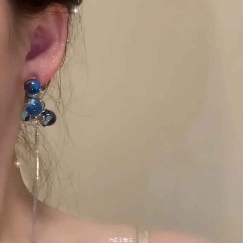 Drop Beaded Earring Fringe