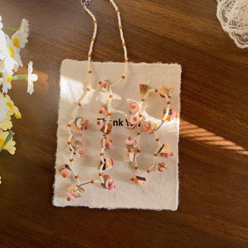 Bracelet Bead Shell Necklace /