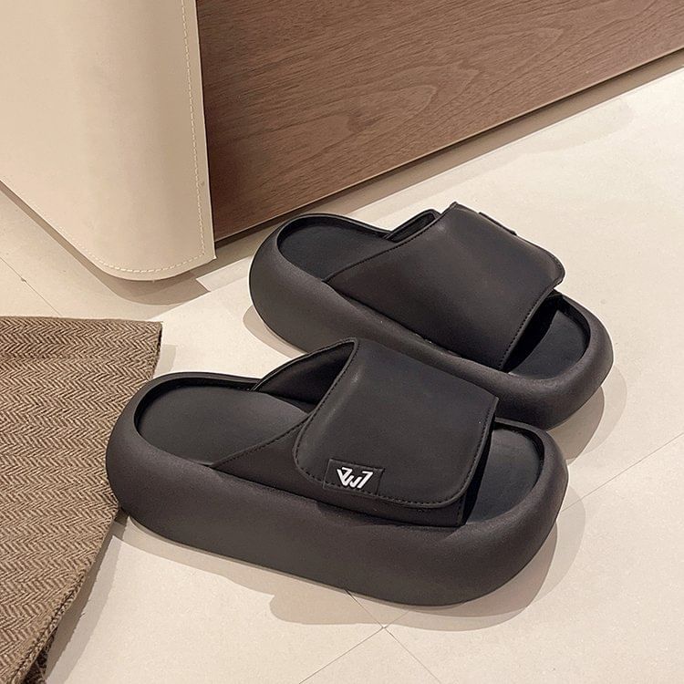 Sandals Platform Adhesive Strap