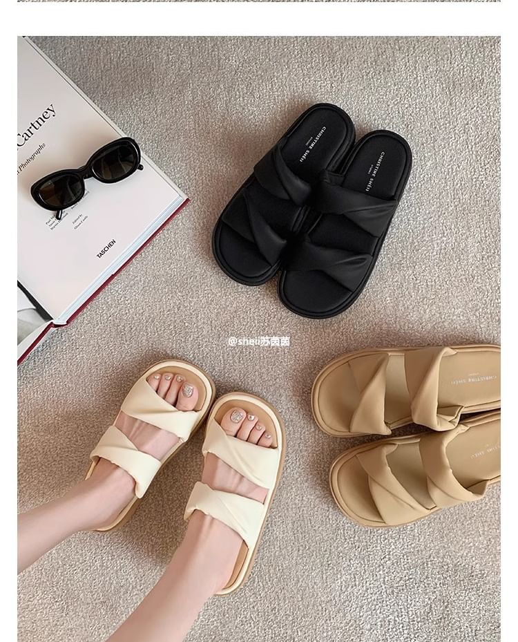 Sandals Double-Strap Slide