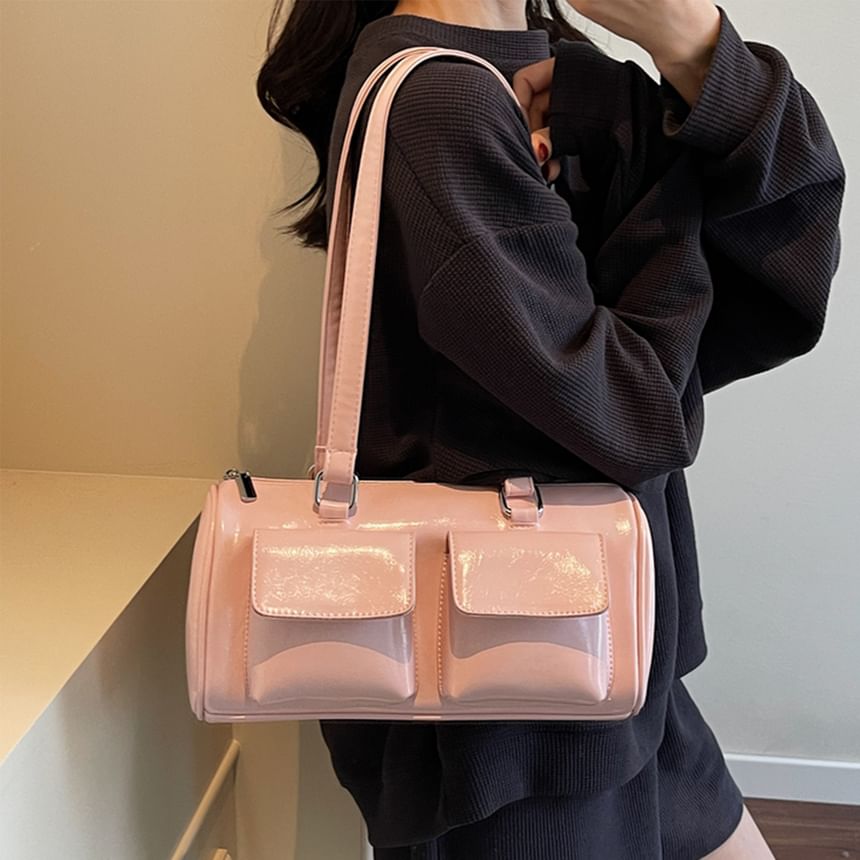 Flap Pocket Shoulder Bag