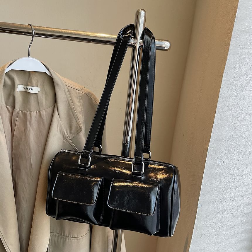 Flap Pocket Shoulder Bag