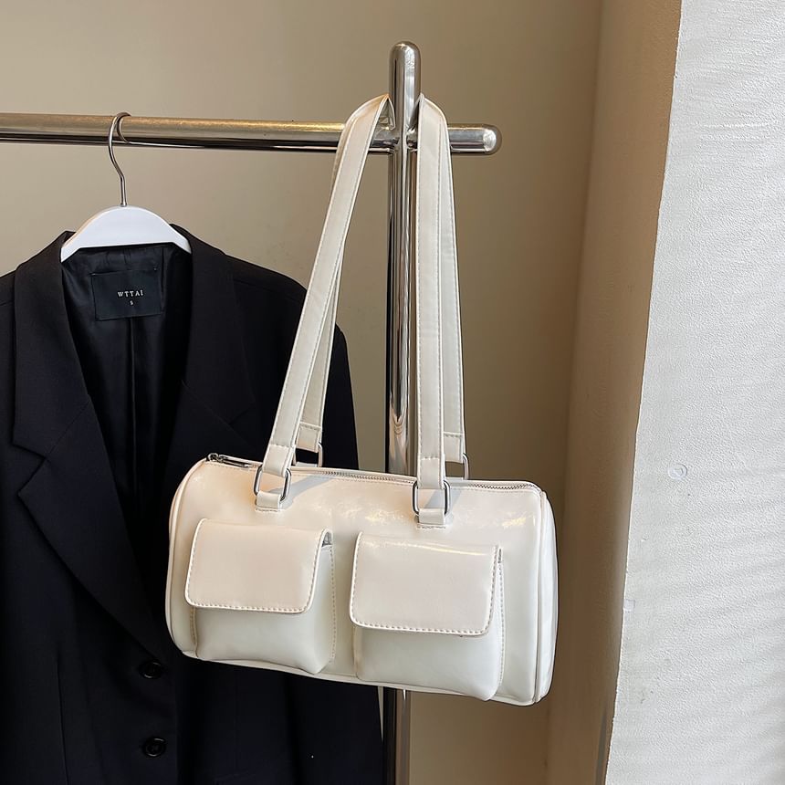 Flap Pocket Shoulder Bag