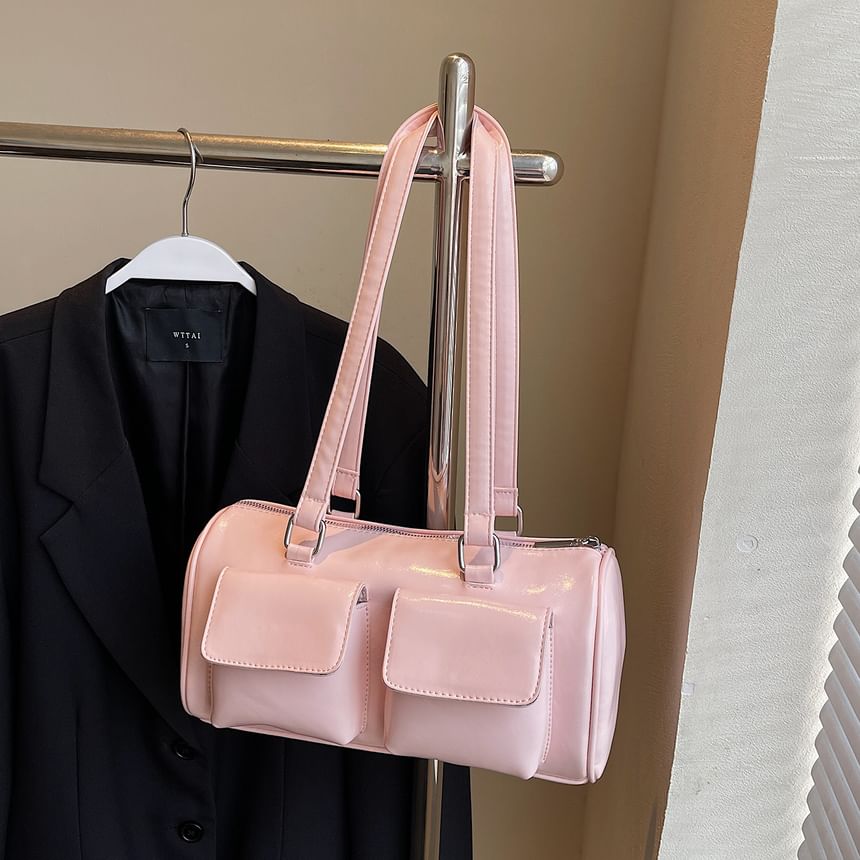 Flap Pocket Shoulder Bag