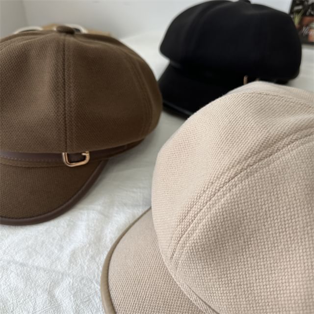 Plain Newsboy Cap