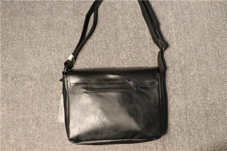 Faux-Leather Shoulder Bag