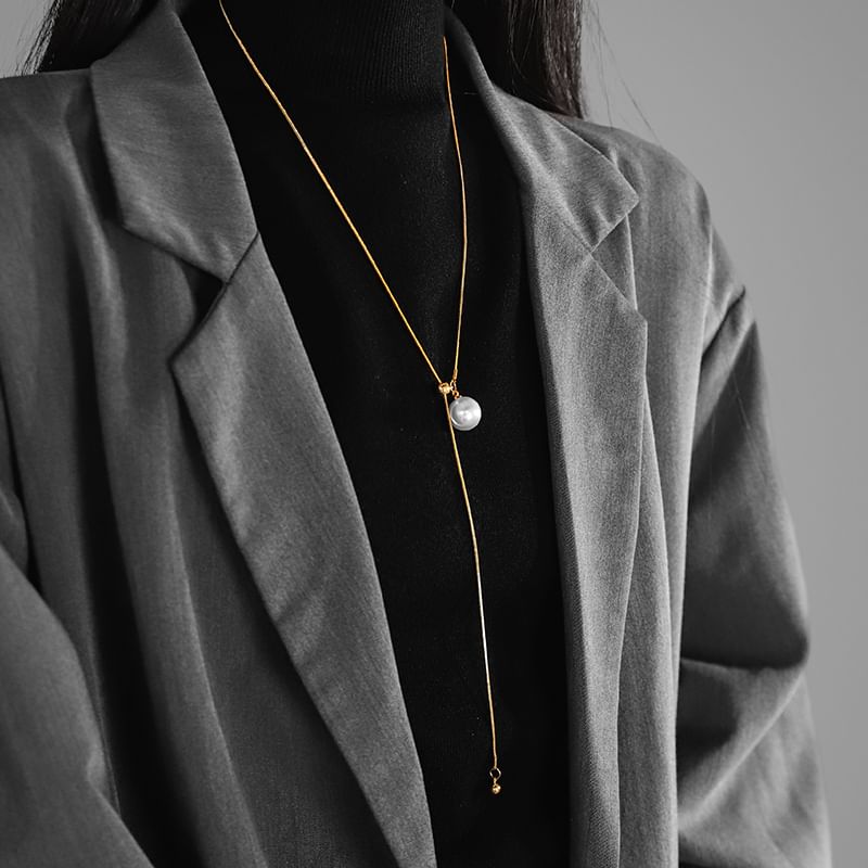Lariat Pendant Necklace, Assorted Patterns