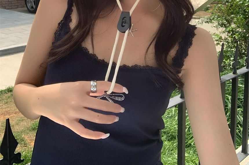 Hiking Trim Hat Contrast Plain Bucket