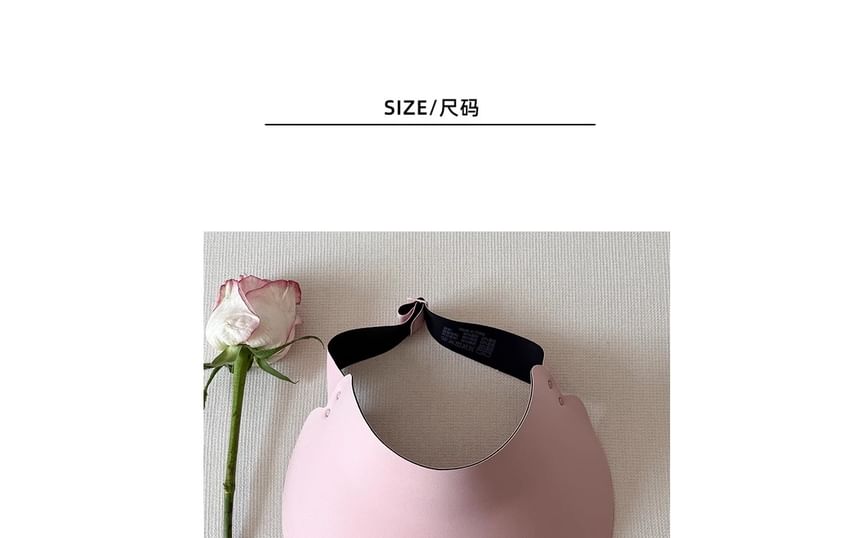 Wide Visor Brim Plain