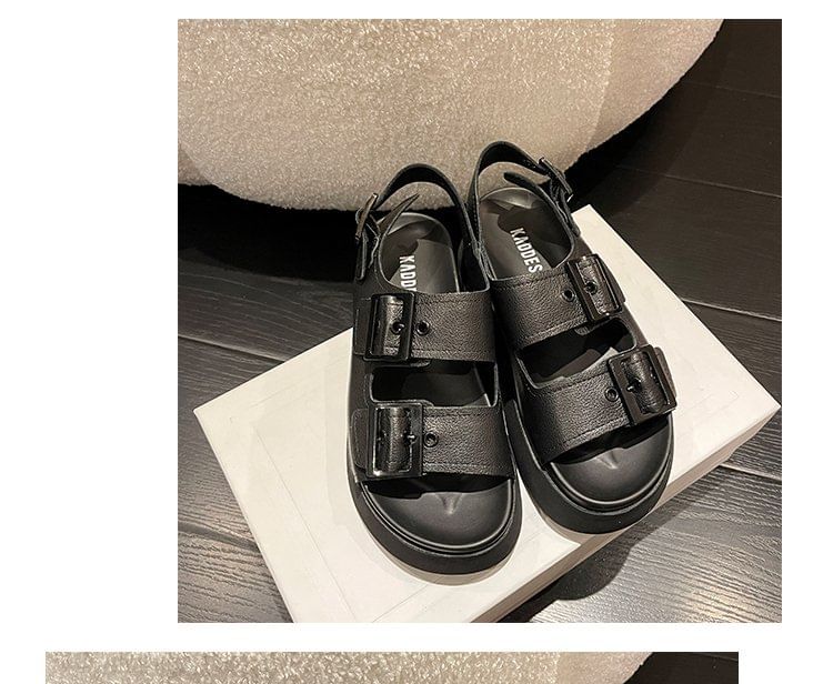 Platform Sandals Buckled