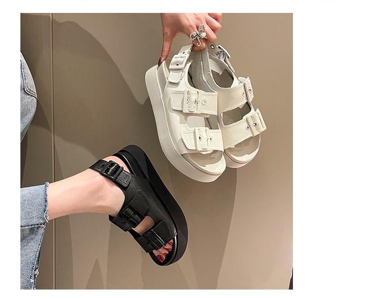 Platform Sandals Buckled