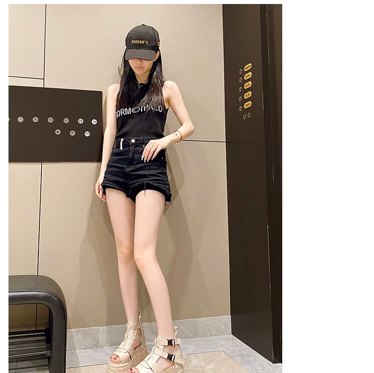 Platform Woven Buckled Sandals