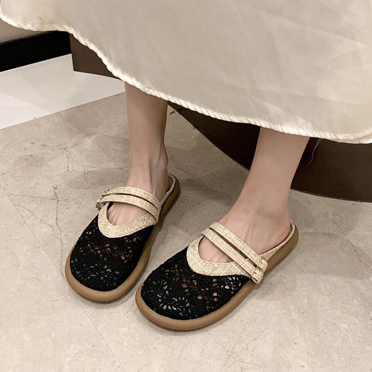 Plain Crochet Mules