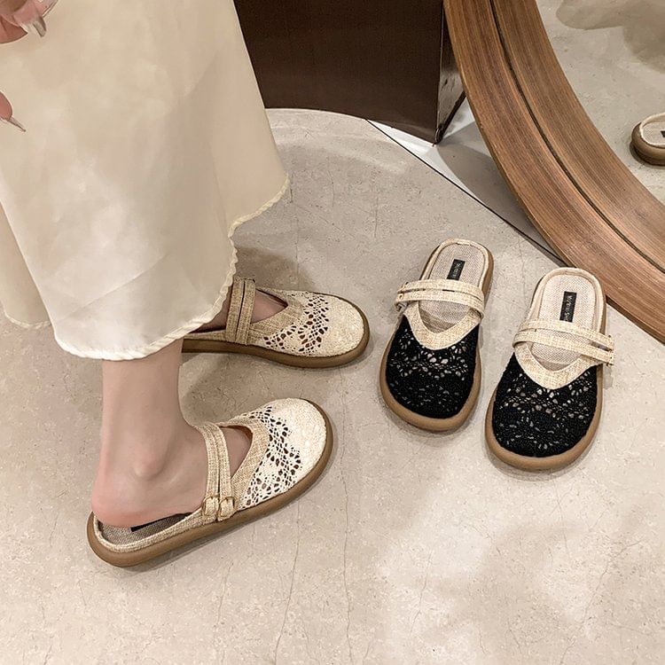 Plain Crochet Mules