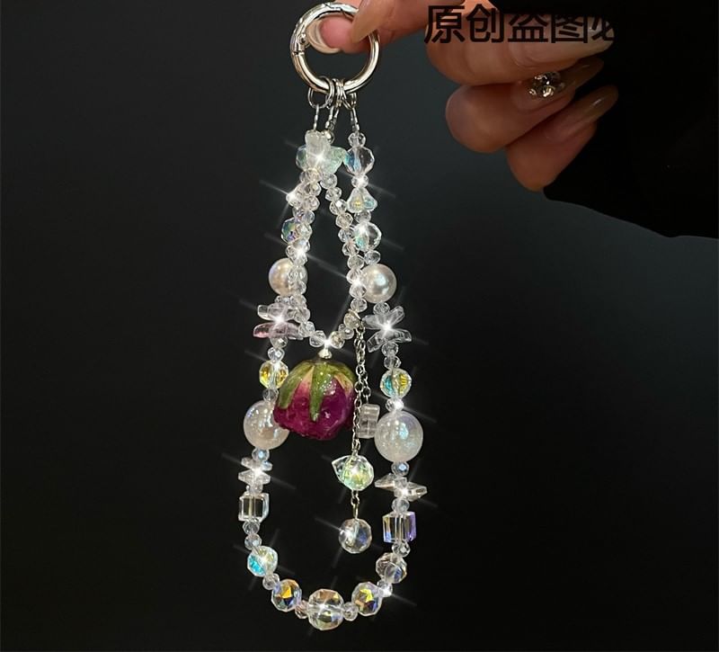 Phone Pad with Lanyard Beaded