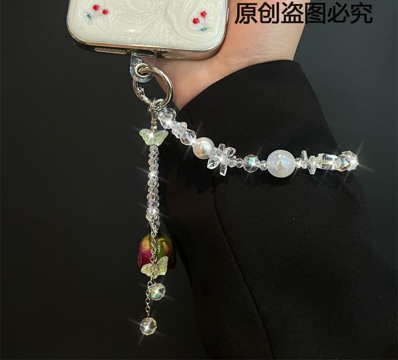 Phone Pad with Lanyard Beaded